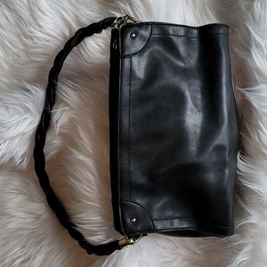 Relic purse with braided shoulder strap